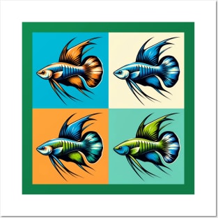 Green Swordtail - Cool Tropical Fish Posters and Art